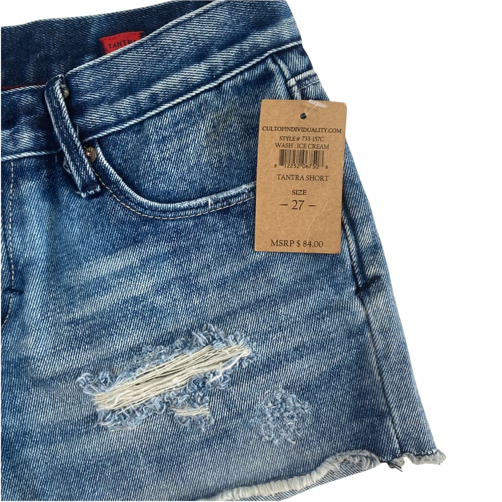 Cult of Individuality Tantra Distressed Shorts - Picture 9 of 13